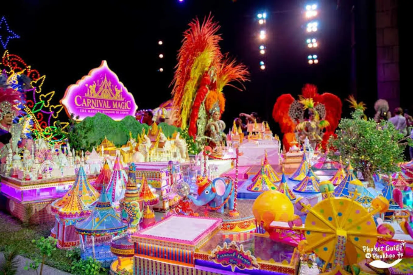 Carnival Magic ภูเก็ต รีวิวธีมปาร์คกลางคืน ขบวนพาเหรดสุดยิ่งใหญ่