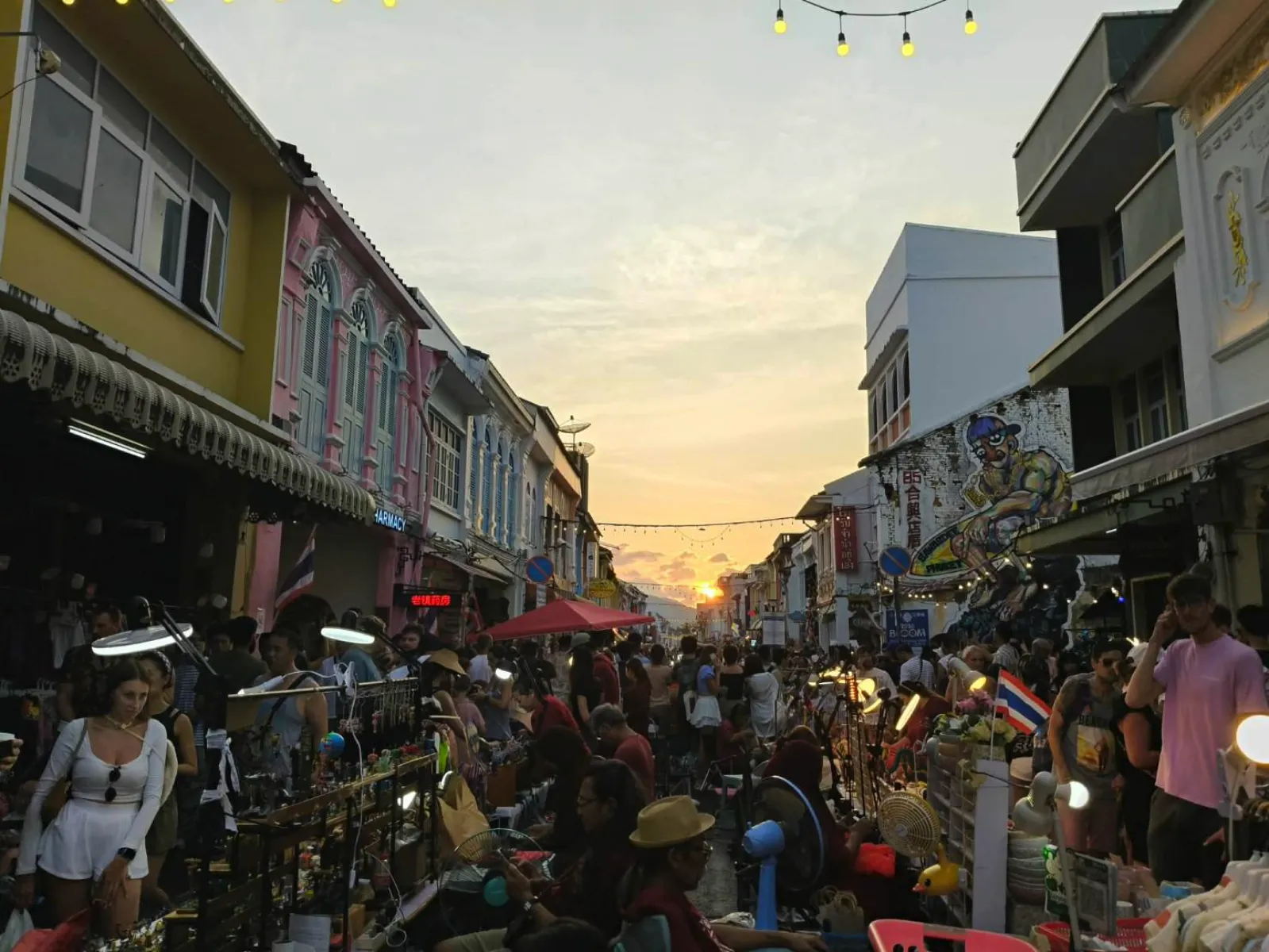 Phuket Walking Street — Sunday Market in Old Town