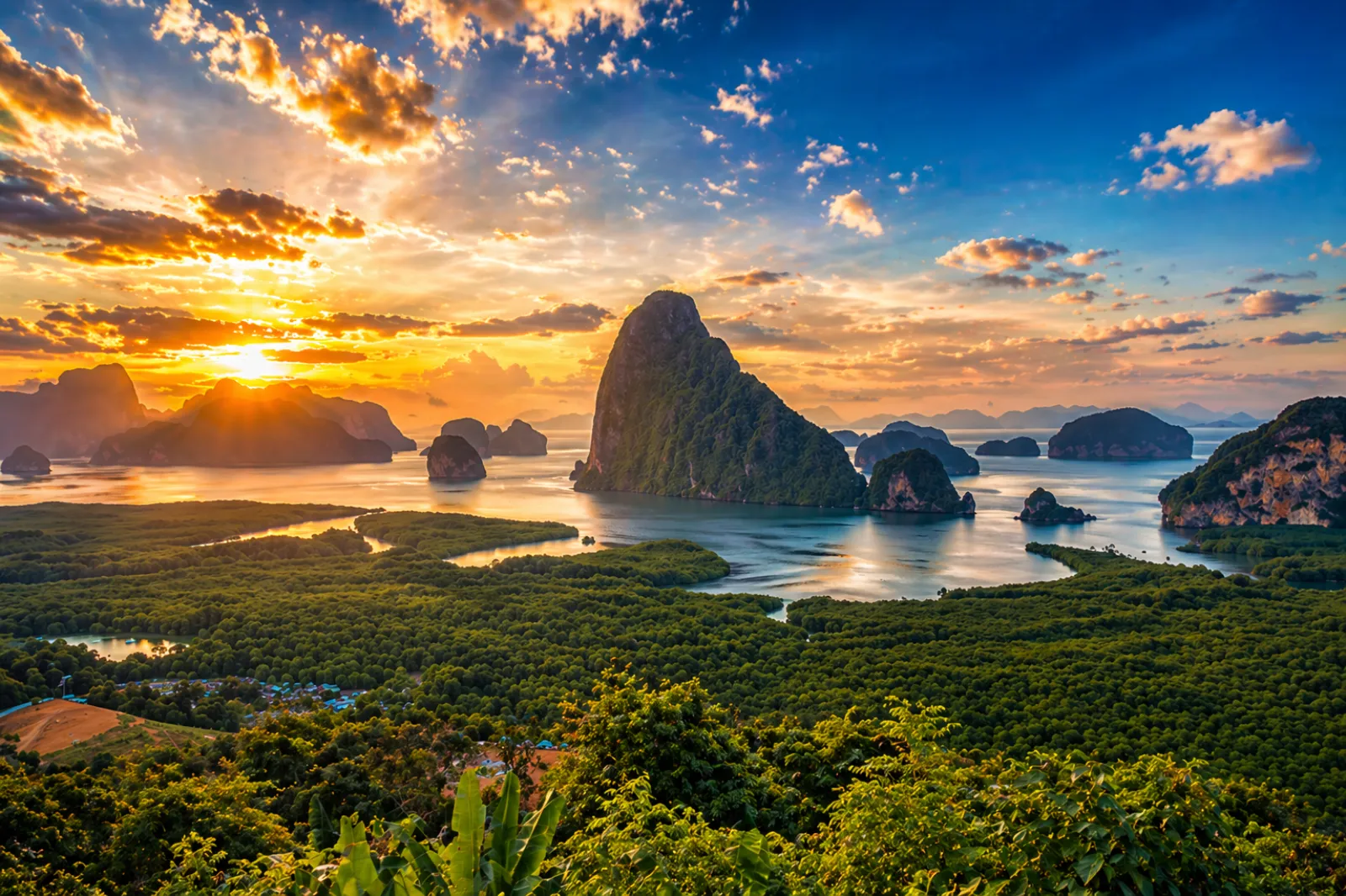 เสม็ดนางชี จุดชมวิวพังงา วิวอ่าวสวยระดับโลก