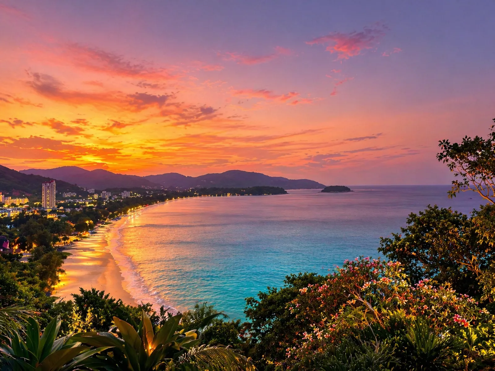 Karon Beach Phuket Long Sandy Beach Clear Water and Relaxing Atmosphere