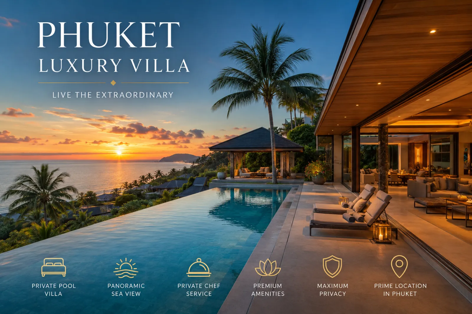 Phuket Luxury Villa – สัมผัสชีวิตหรูบนเกาะสวรรค์ภูเก็ต
